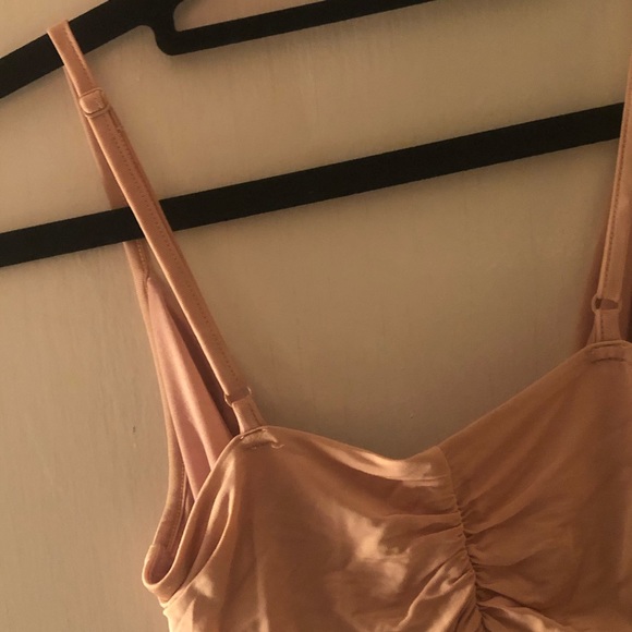 NWT XXI FOREVER CINCHED NUDE-PINK DRESS - Picture 7 of 7